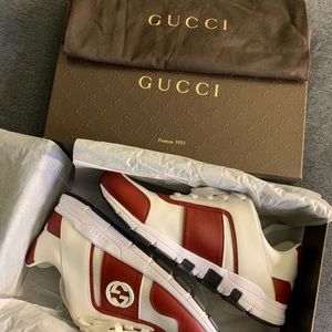 Gucci miro soft rosso/ blanco sneakers